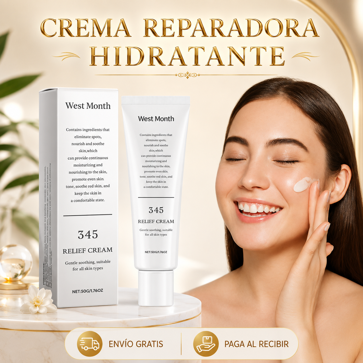345 Relief Crema Reparadora Hidratante